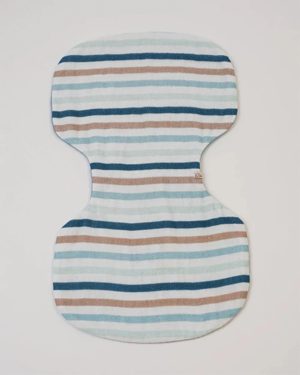 Baby Jalebi Gery Roadster Stripes Organic Cotton Muslin Burp Cloth-Set of 3-Super Soft Absorbent & Reversible-For Infants - Image 4