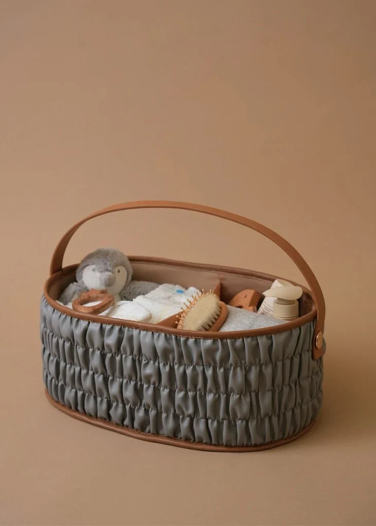 Baby Jalebi The Dune Diaper Caddy-Grey