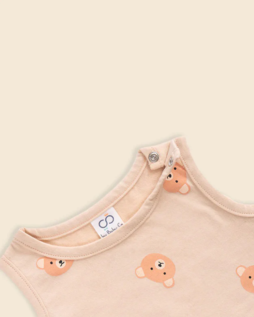 BabyCo Organics Pink The Furry Lounge Wear-Cotton-Top & Bottom Set-For Infants - Image 4