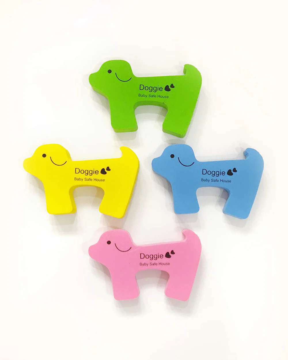 BabySafeHouse Finger Pinch Door Guard / Door Stopper-Protects Children from Door Slamming & Accidental Door Locking-Doggie Shape