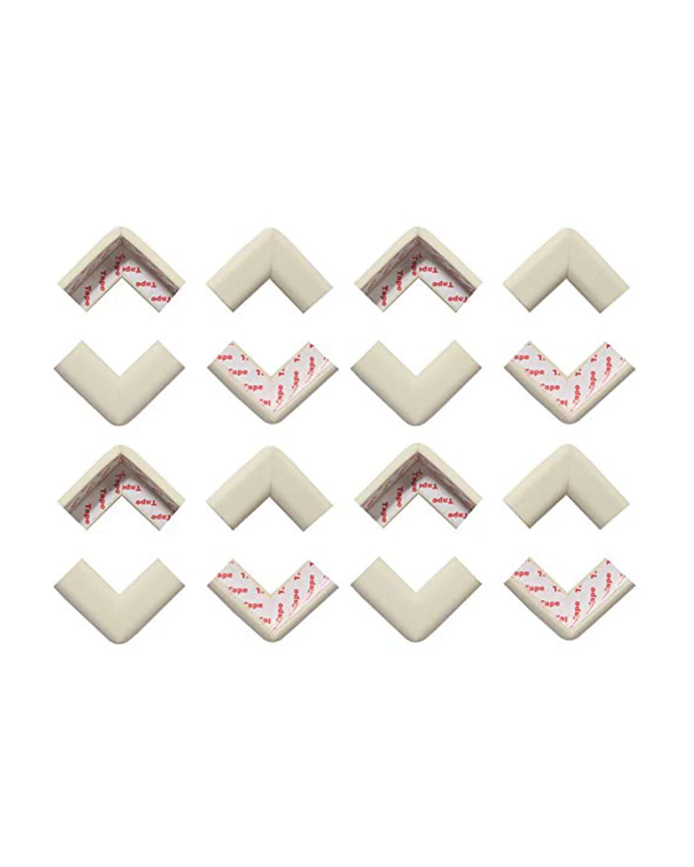 BabySafeHouse Furniture and Table Corner Edge Guards-For Baby Proofing-Pre Taped-For Kids-White - Image 16