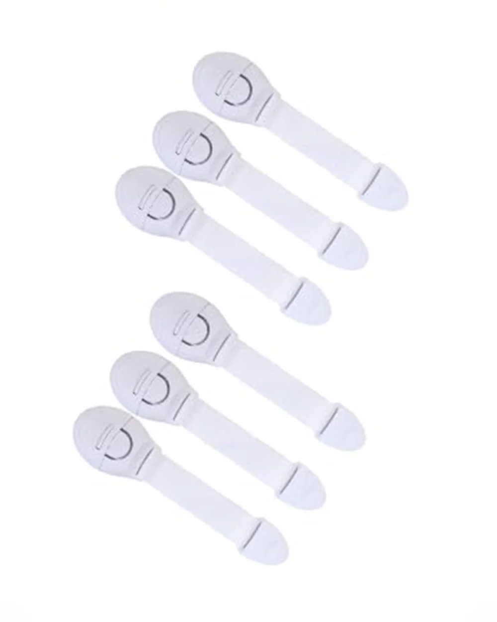 BabySafeHouse Safety Lock-Furniture Latch-With 3M Adhesive-Protects Child from Unexpected Opening of Cabinets & Other Drawers White - Image 14