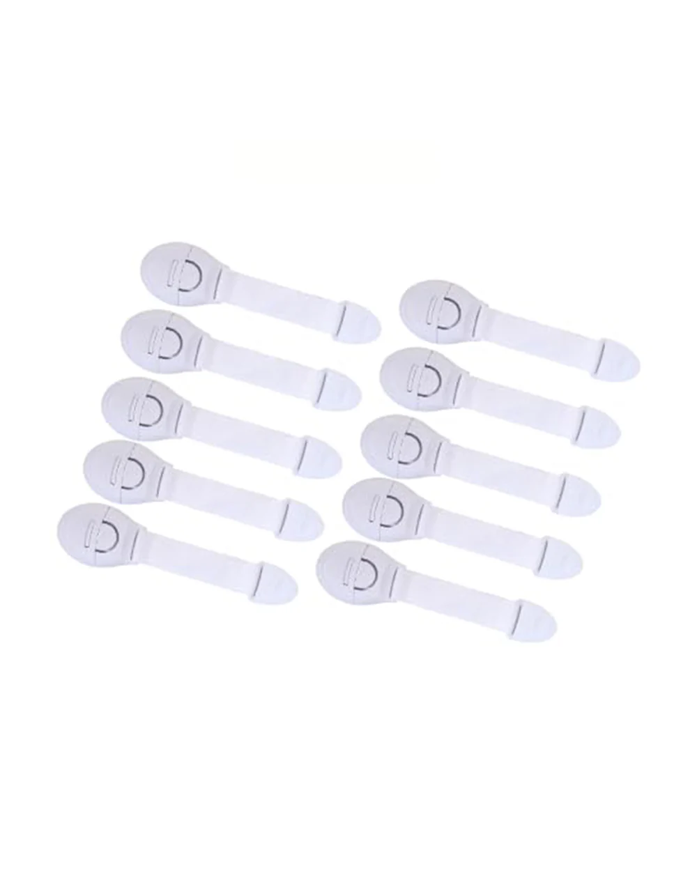 BabySafeHouse Safety Lock-Furniture Latch-With 3M Adhesive-Protects Child from Unexpected Opening of Cabinets & Other Drawers White - Image 16