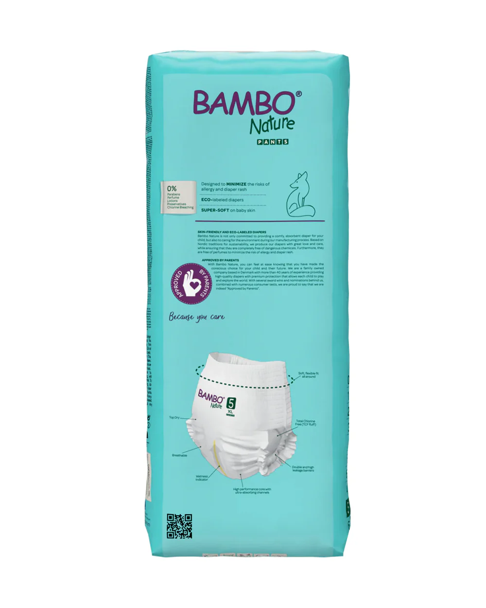Bambo Nature Diaper Pants-Size 5, XL (11-17 Kg)-Chlorine Free-With Wetness Indicator-Dermatologically Tested - Image 11