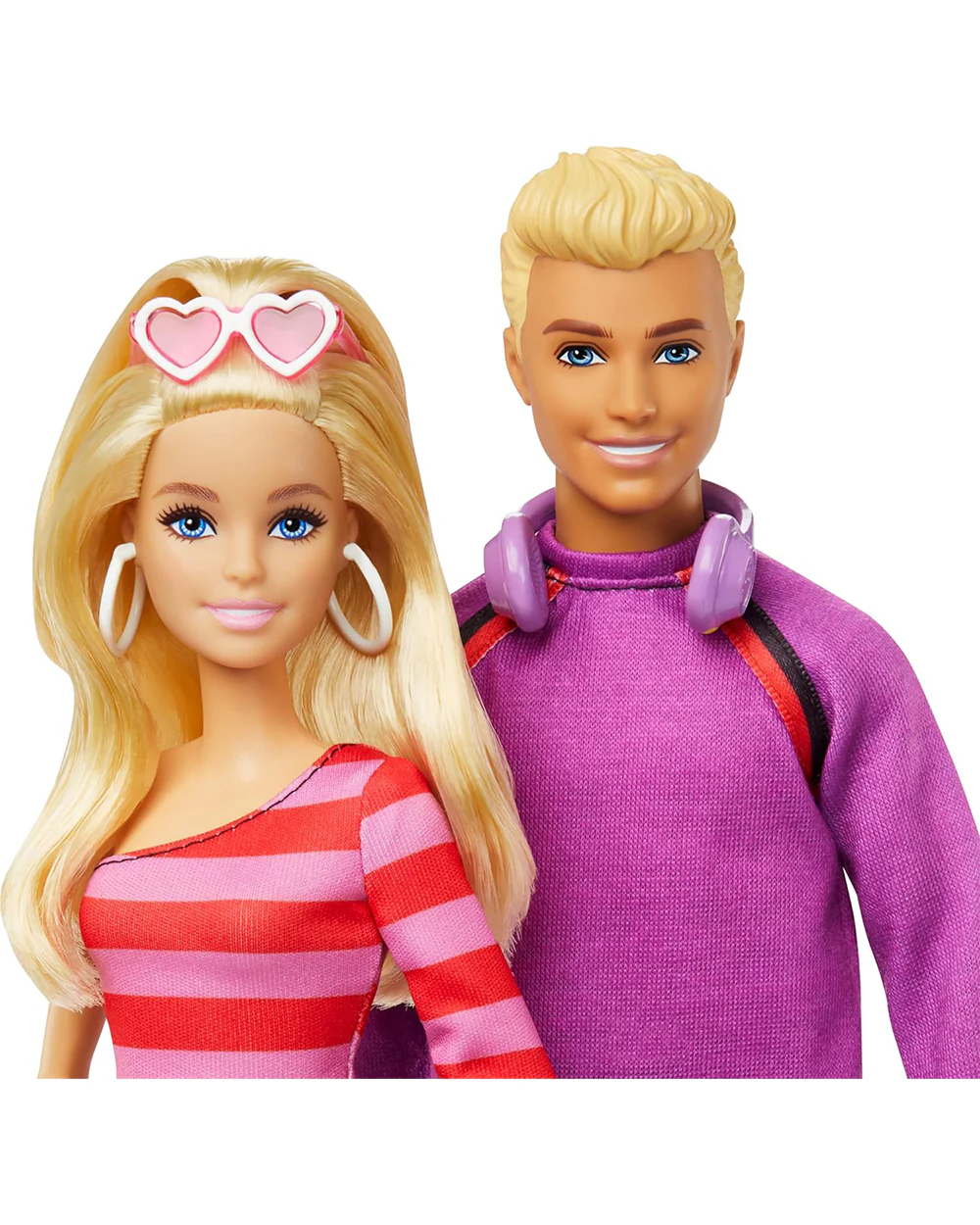 Barbie 65th Anniversary Fashionistas Set with 2 Roller Skating Dolls & 6 Accessories-Promotes Role Play-Doll & Doll Houses-12M+ - Image 4