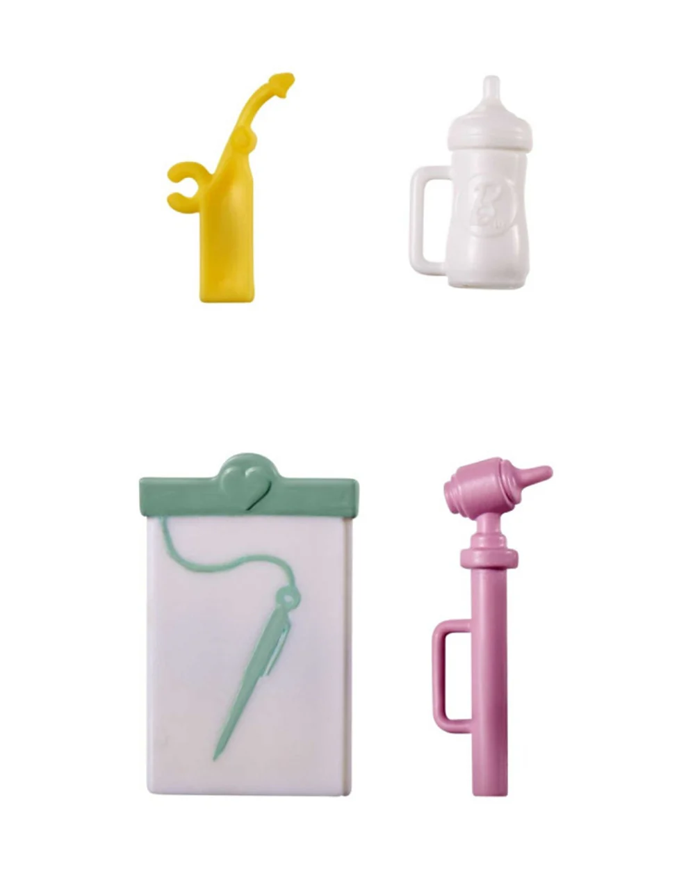 Barbie Baby Doctor Playset-Includes 12 Inch Blonde Doll, Infant Doll, Stethoscope, Thermometer, Oscilloscope, Chart, Blanket & Baby Bottle-Promotes Role Play-Doll & Doll Houses-12M+ - Image 5