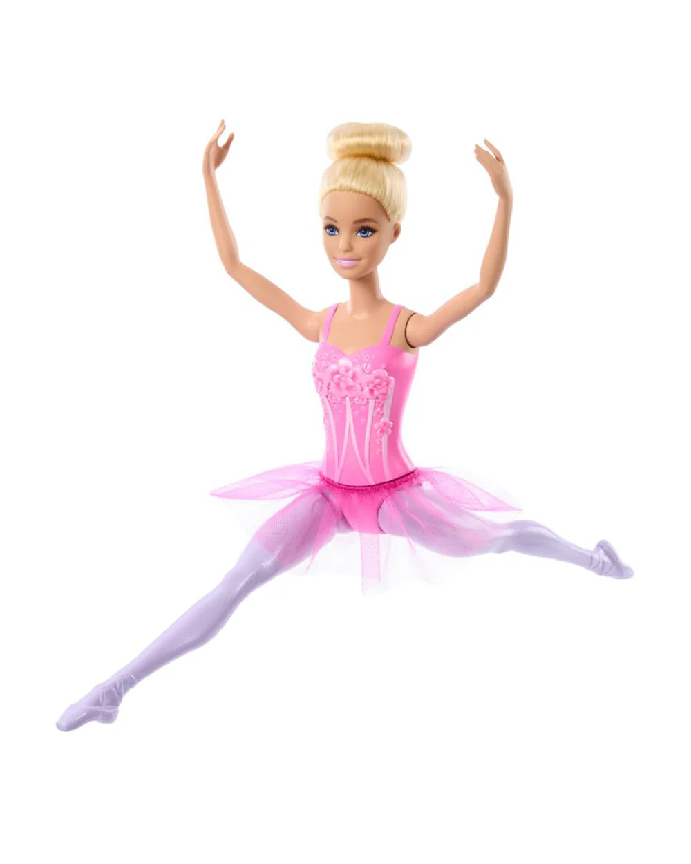 Barbie Ballerina Blonde Doll Wearing Purple Removable Tutu Posed with Ballet Arms-Promotes Role Play-Doll & Doll Houses-12M+ - Image 4