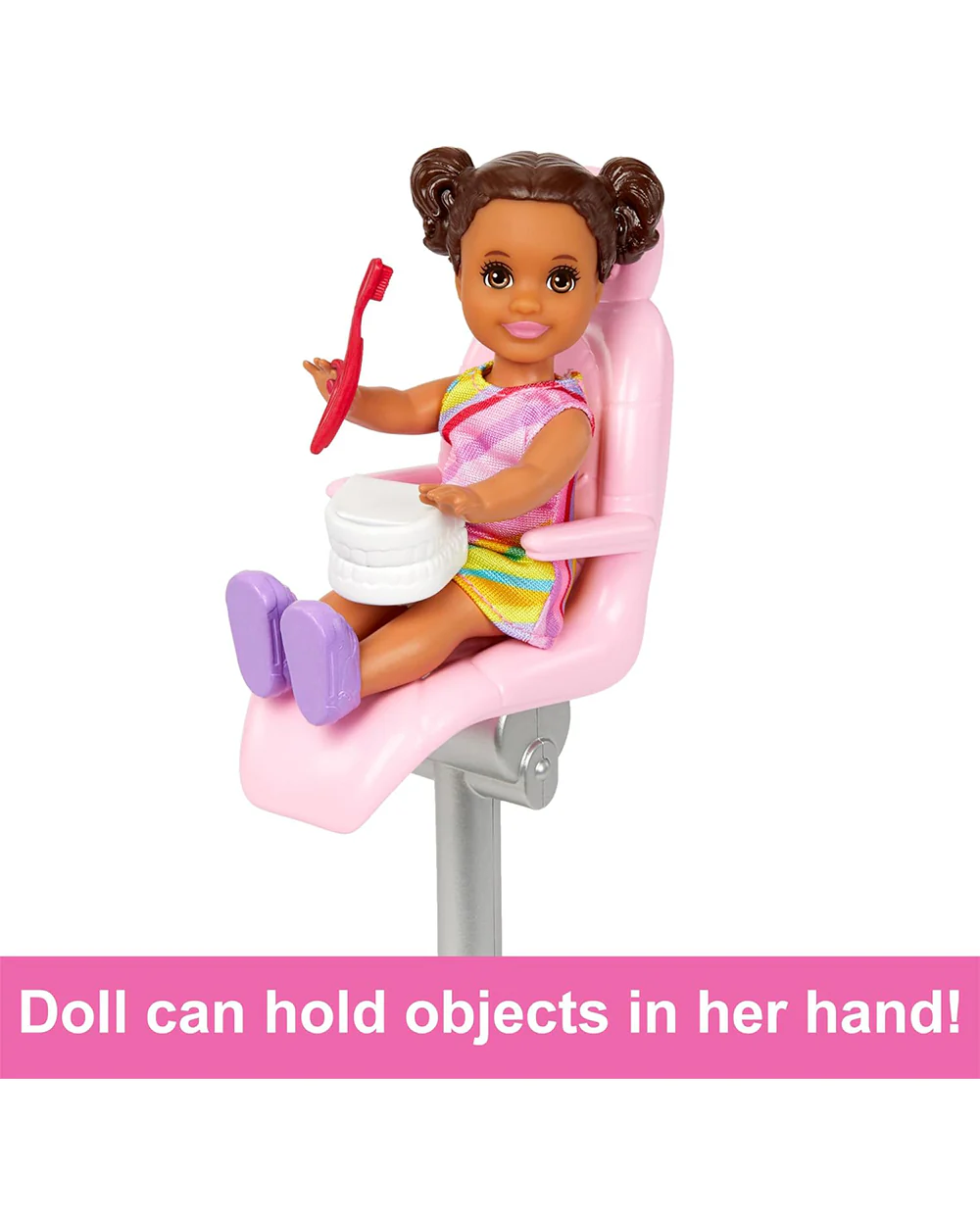 Barbie Careers Dentist Doll and Playset with Accessories-Promotes Role Play-Doll & Doll Houses-12M+ - Image 4