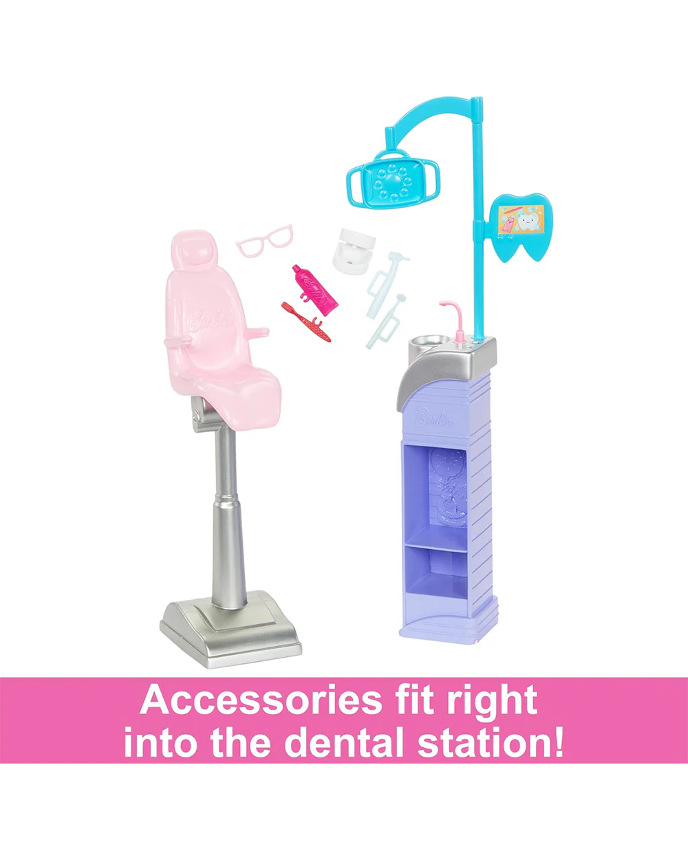 Barbie Careers New Dentist Doll and Playset-Includes Accessories, Medical Doctor Set-Promotes Role Play-Doll & Doll Houses-36M+ - Image 3