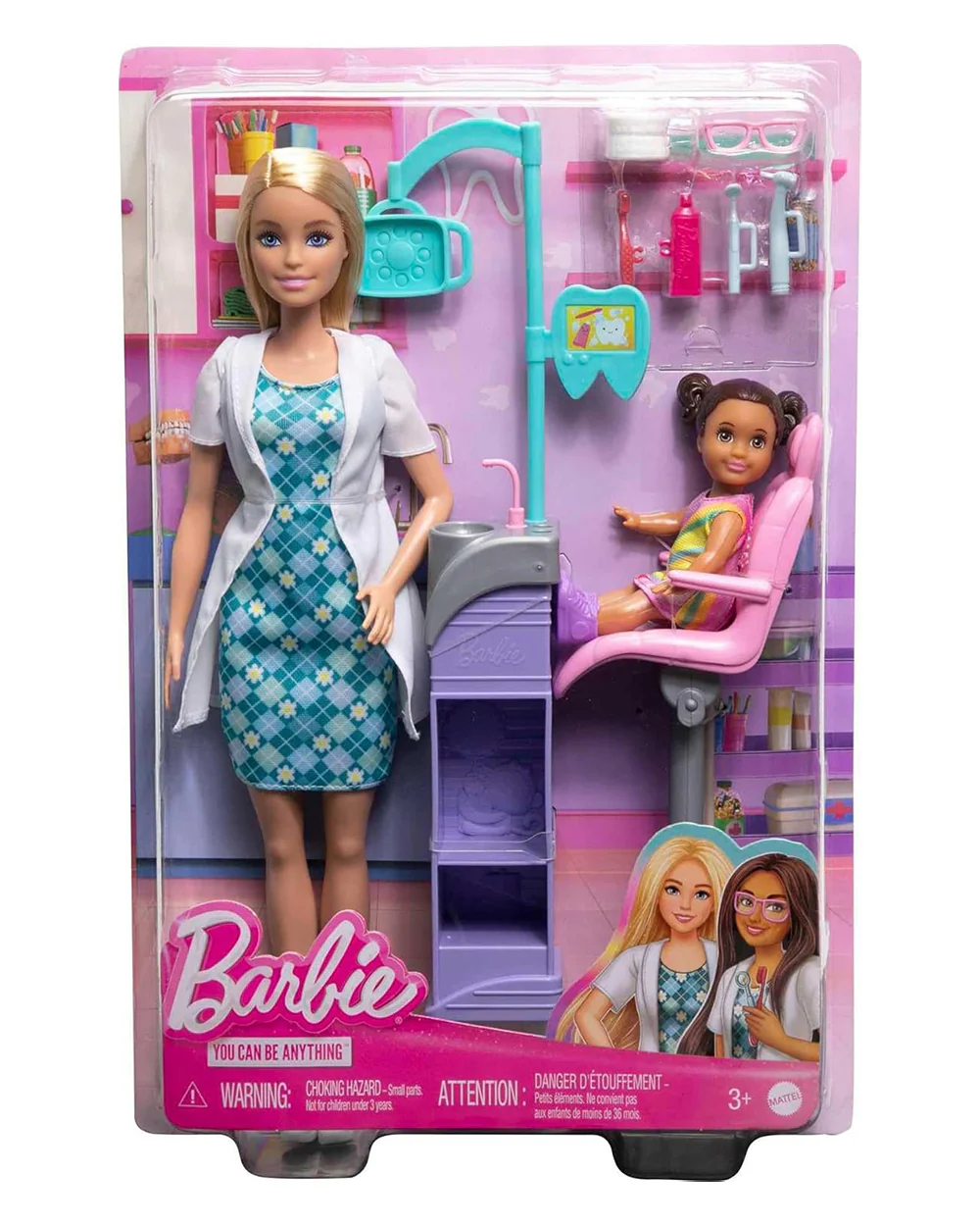 Barbie Careers New Dentist Doll and Playset-Includes Accessories, Medical Doctor Set-Promotes Role Play-Doll & Doll Houses-36M+ - Image 6