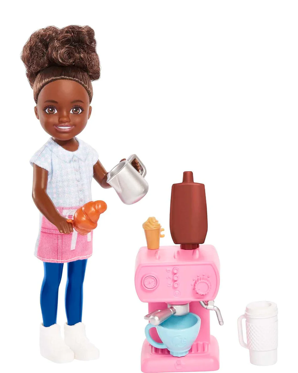 Barbie Chelsea Doll Barista Set with Accessories-Promotes Role Play-Doll & Doll Houses-12M+ - Image 4
