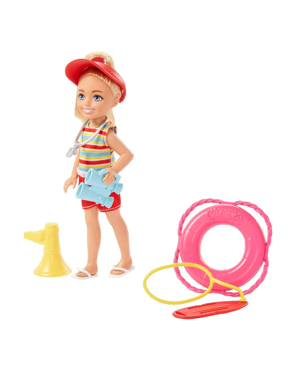 Barbie Chelsea Doll Lifeguard Set with Accessories-Promotes Role Play-Doll & Doll Houses-12M+