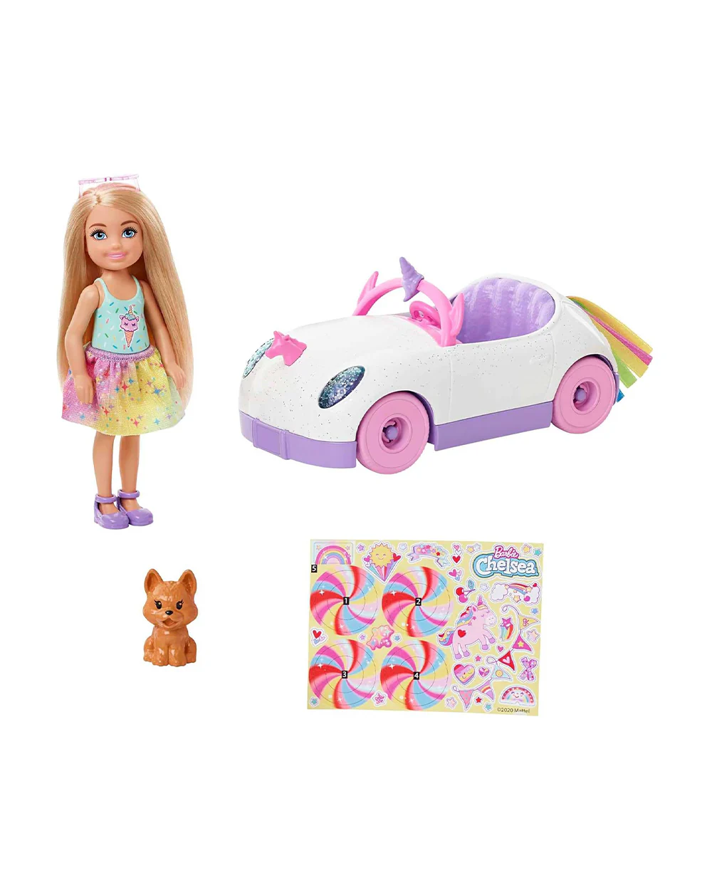 Barbie Chelsea Doll with Car-Promotes Role Play-Doll & Doll Houses-12M+ - Image 3