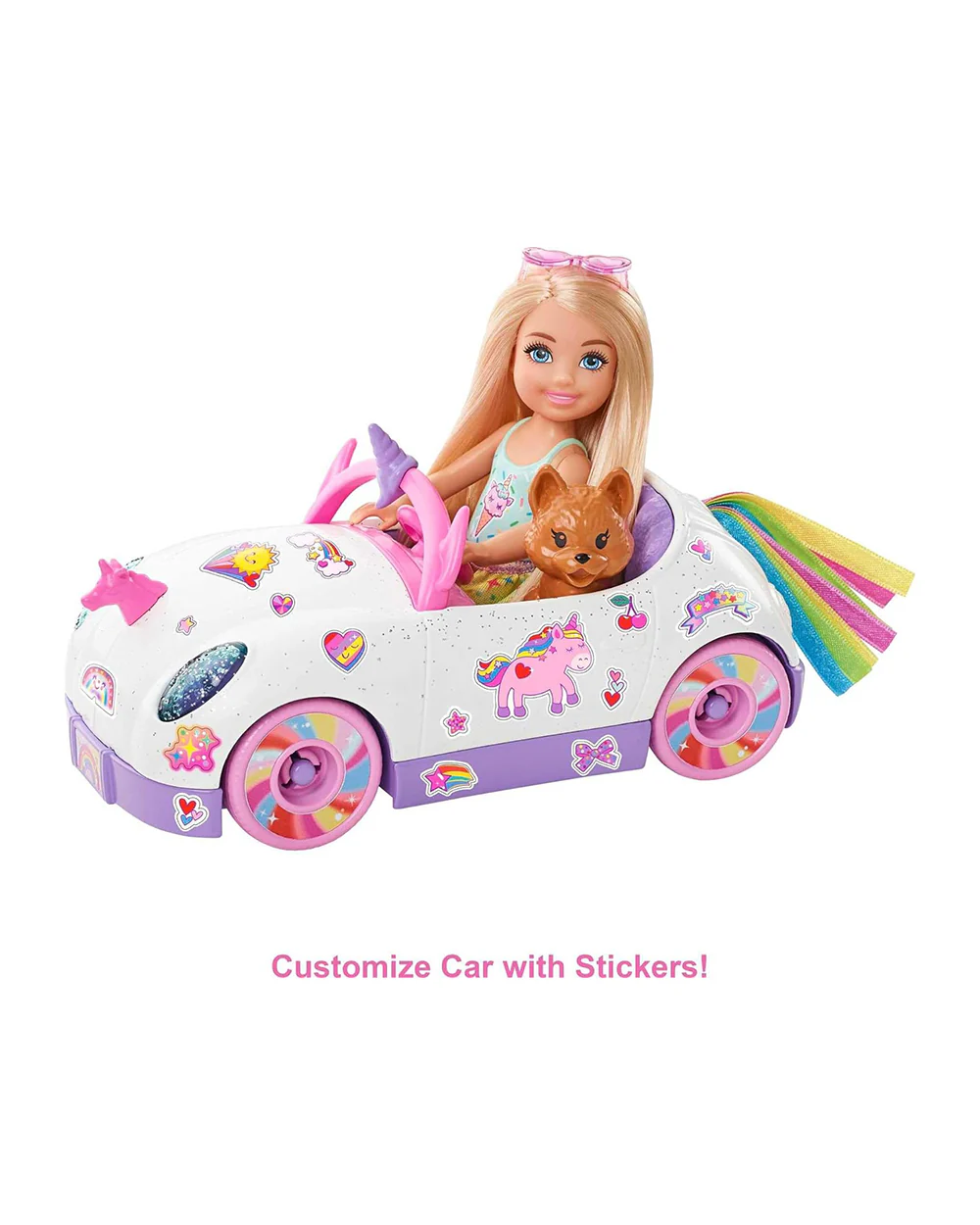 Barbie Chelsea Doll with Car-Promotes Role Play-Doll & Doll Houses-12M+ - Image 6