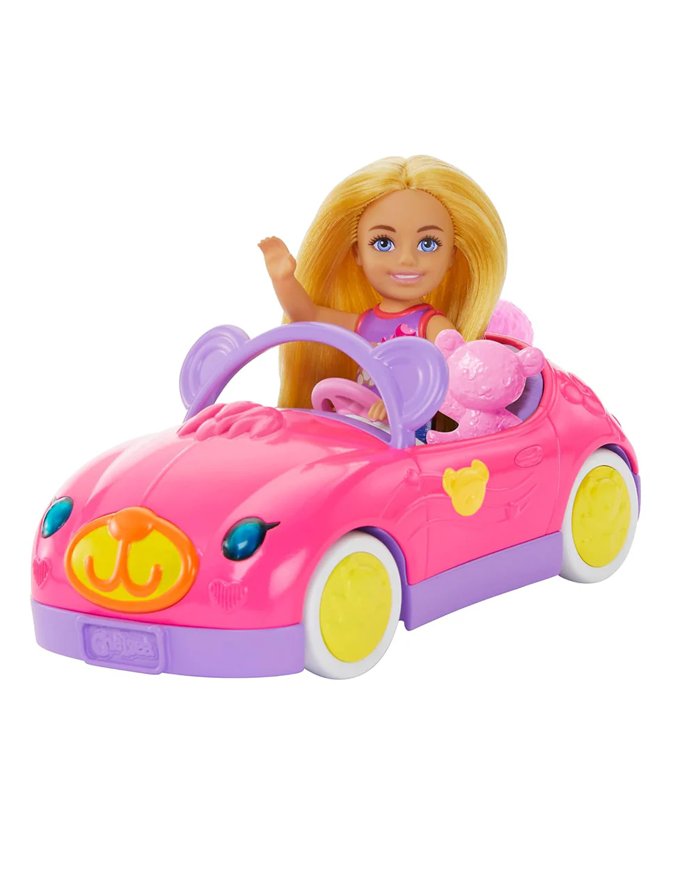 Barbie Chelsea Doll with Toy Car Set & Bear-Promotes Role Play-Doll & Doll Houses-12M+ - Image 2