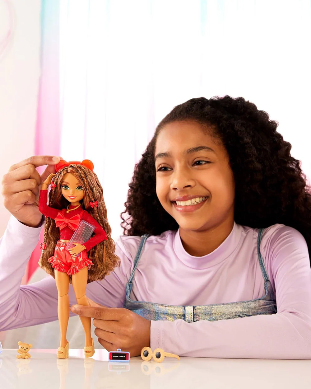 Barbie Teresa Posable Fashion Doll with Brown Hair and Hair Clips-Promotes Role Play-Doll & Doll Houses-12M+ - Image 2