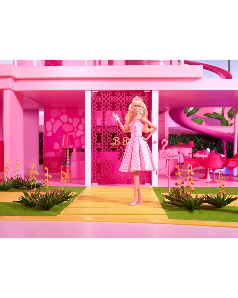 Barbie The Movie Collectible Doll-Wearing Pink Gingham Dress-Promotes Role Play-Doll & Doll Houses-36M+ - Image 2