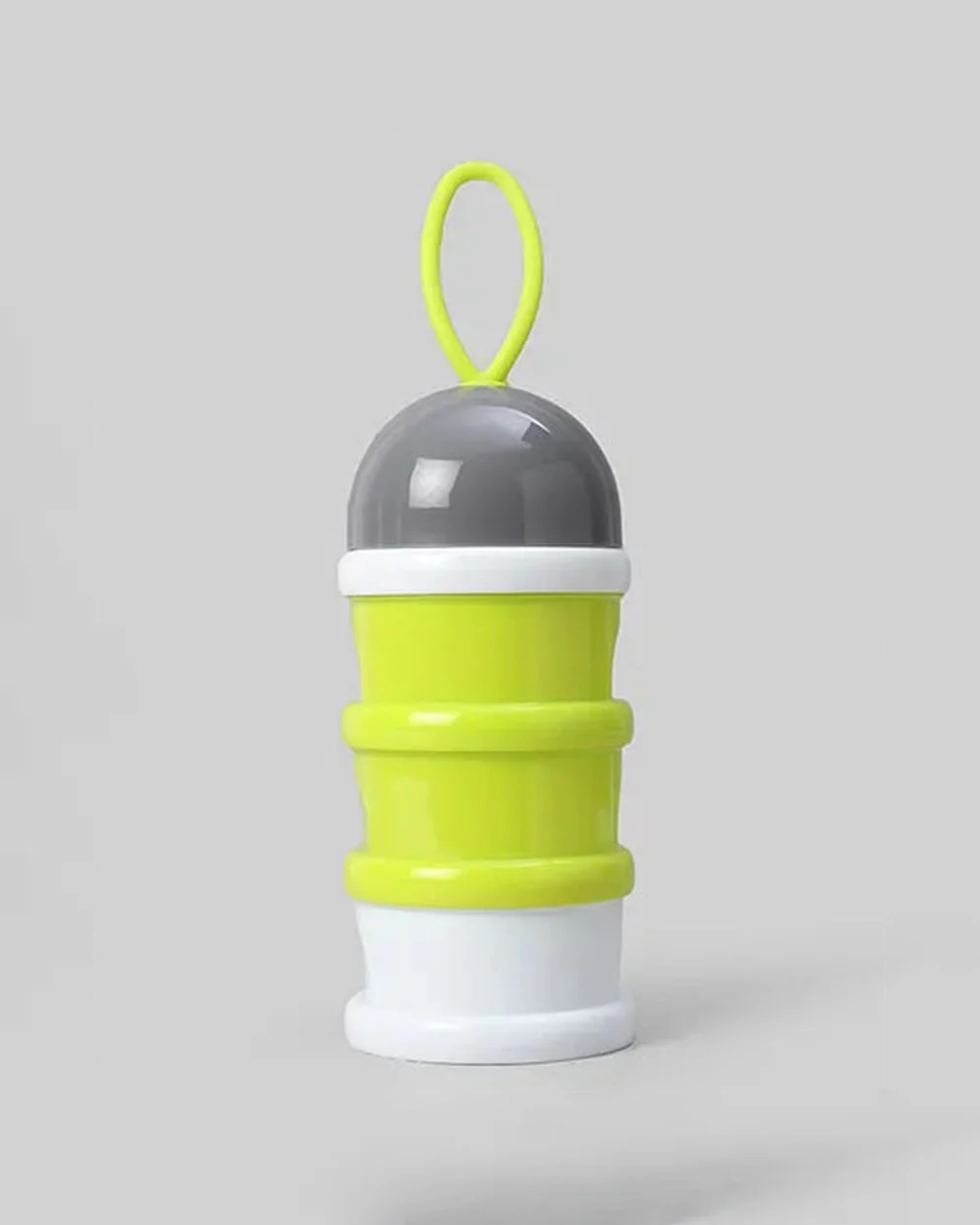 bbluv Dose Multipurpose Stackable Container-With 3 Compartments & Funnel Cap for Easy Pouring-Lime - Image 12