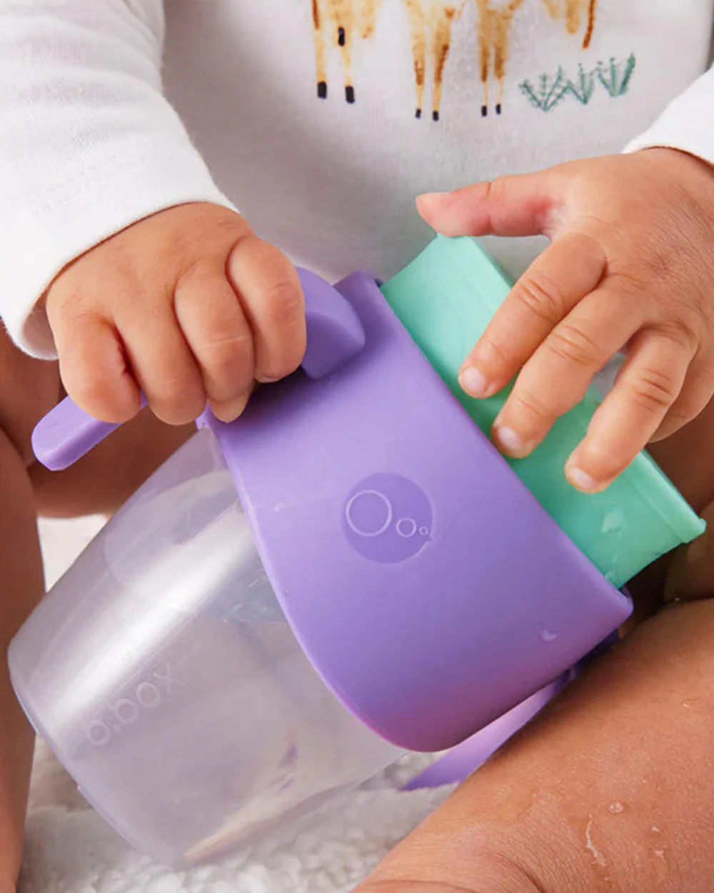 b.box 360 Cup-With Twist Lock Design & Handles-Lilac Pop Purple-For Infants - Image 8