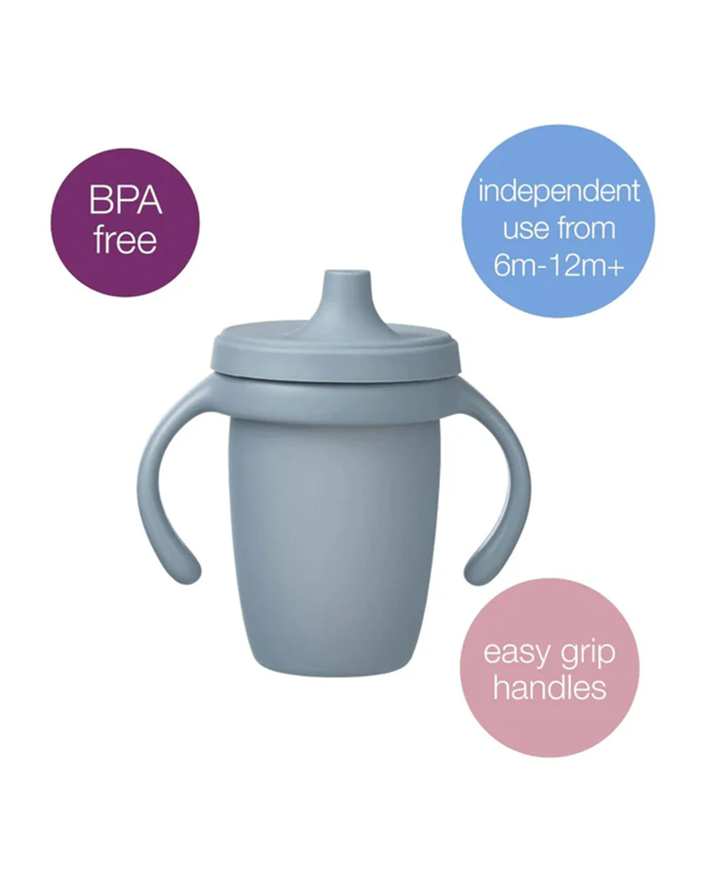 b.box Baby Birthday Feeding Set-Pack of 2-Bowl with Lid & Spout Cup-Light Blue - Image 15