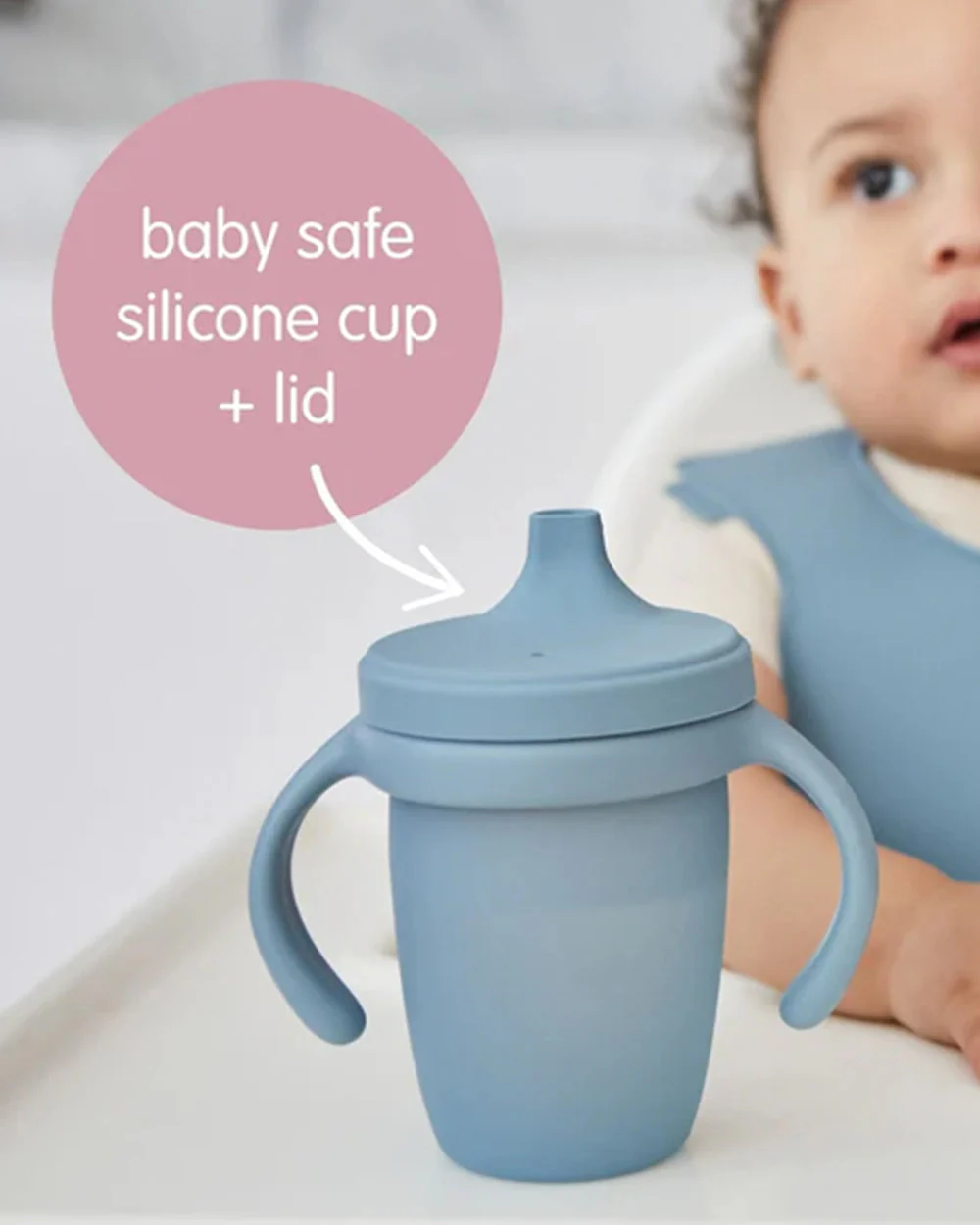 b.box Baby Birthday Feeding Set-Pack of 2-Bowl with Lid & Spout Cup-Pastel Pink - Image 18