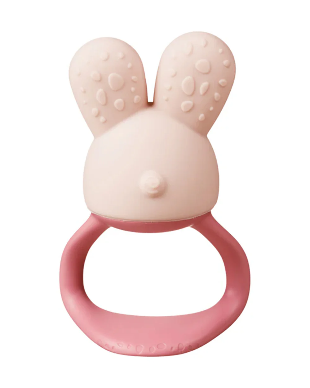 b.box Chill + Fill Teether-Refillable with Ice & Water-Provide Cooling Effect for Inflamed & Achy Gums-Multi Sensory Design & Freestanding Base-Blush Pink-3M+ - Image 6