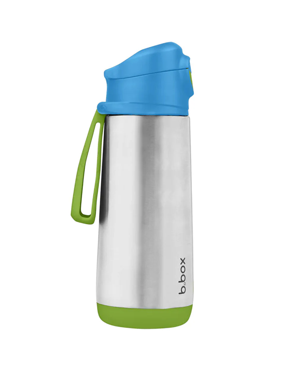 b.box Insulated Sport Spout Drink Bottle-Ocean Breeze Blue Green-Stainless Steel-With Easy Push Button-500 ml - Image 3