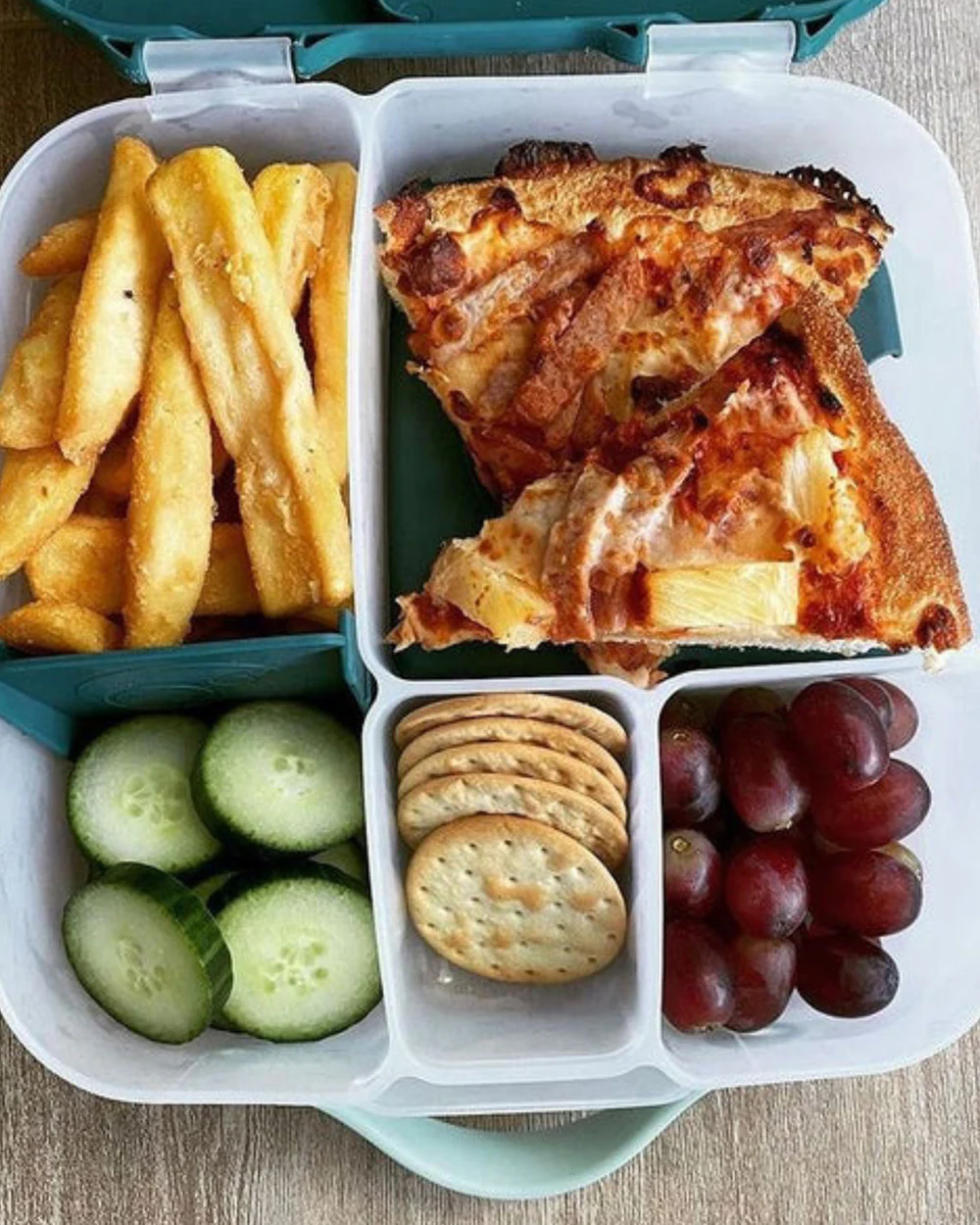 b.box Mini Lunch Box-Leak Proof-Removable Divider-Emerald Forest Green-For Feeding Infants - Image 8