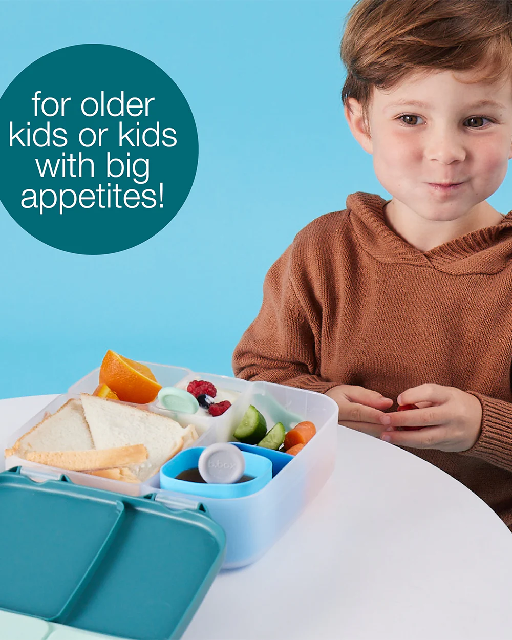 b.box Mini Lunch Box-Leak Proof-Removable Divider-Strawberry Shake Pink Orange-For Feeding Infants - Image 7