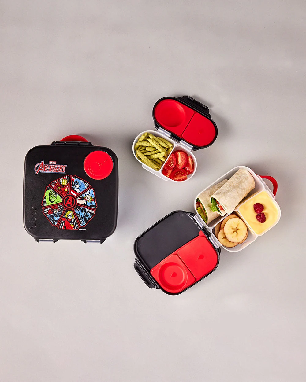b.box School Essentials Kit-Mini Lunch Box(600ml)-Tritan Straw Sipper(1000ml)-Avengers-3Y+ - Image 15