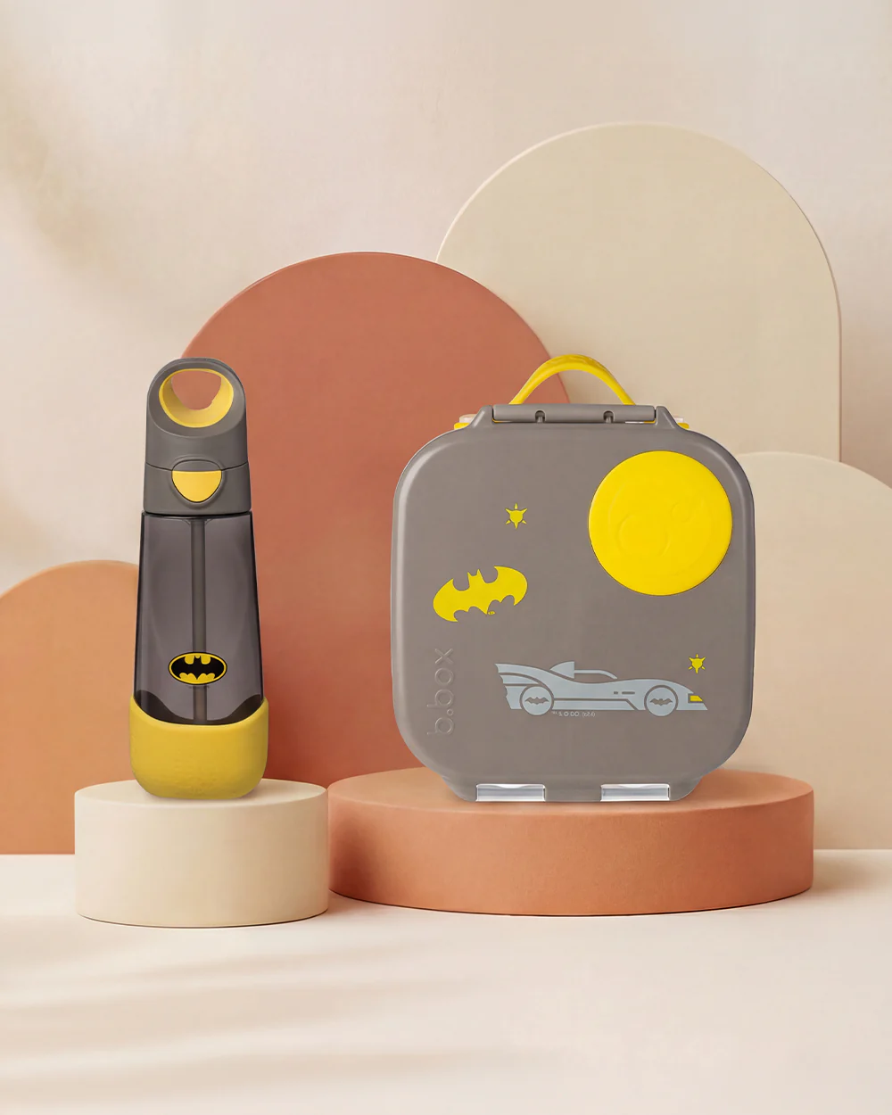 b.box School Essentials Kit-Mini Lunch Box(600ml)-Tritan Straw Sipper(1000ml)-Batman-3Y+ - Image 15