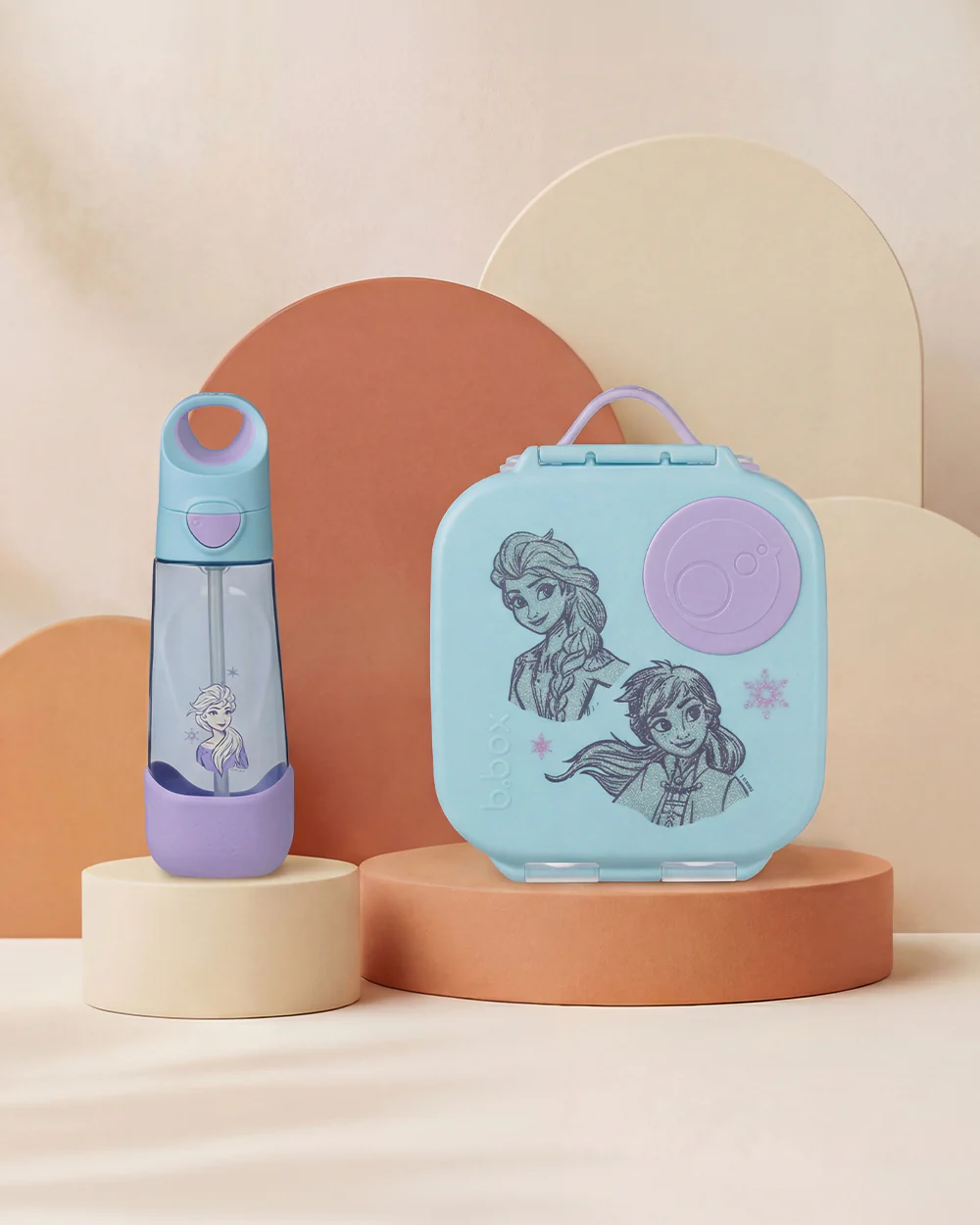 b.box School Essentials Kit-Mini Lunch Box(600ml)-Tritan Straw Sipper(1000ml)-Disney Frozen-3Y+ - Image 13