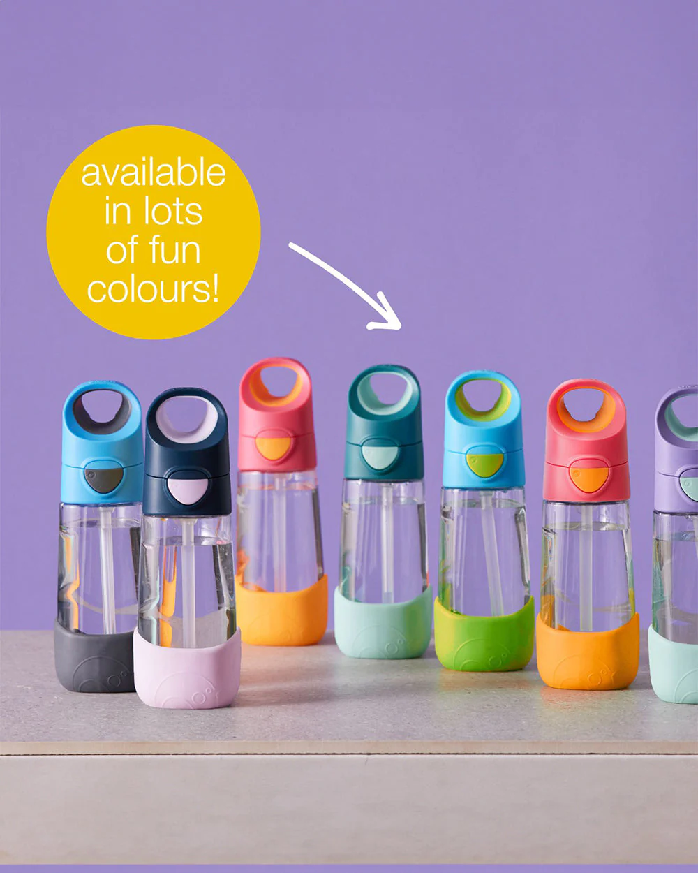 b.box School Essentials Kit-Mini Lunch Box(600ml)-Tritan Straw Sipper(1000ml)-Forest Green-3Y+ - Image 19