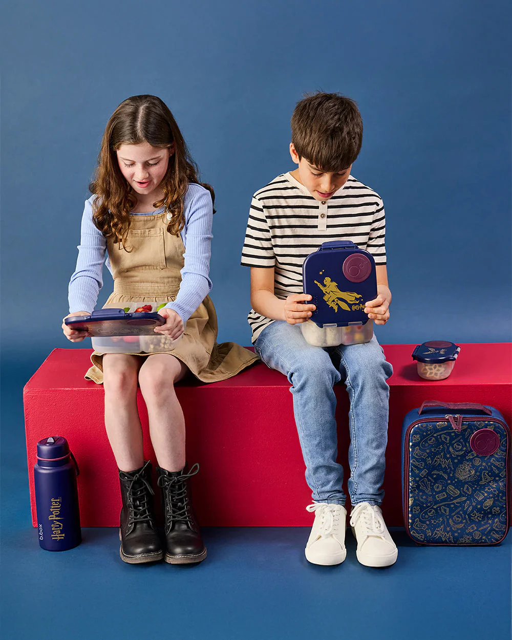 b.box School Essentials Kit-Mini Lunch Box(600ml)-Tritan Straw Sipper(1000ml)-Harry Potter-3Y+ - Image 13