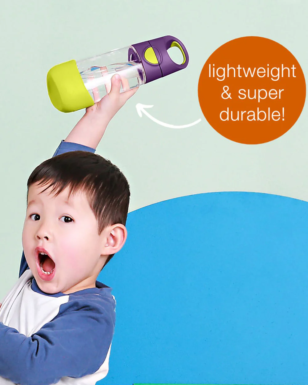 b.box School Essentials Kit-Mini Lunch Box(600ml)-Tritan Straw Sipper(1000ml)-Lilac Pop-3Y+ - Image 20