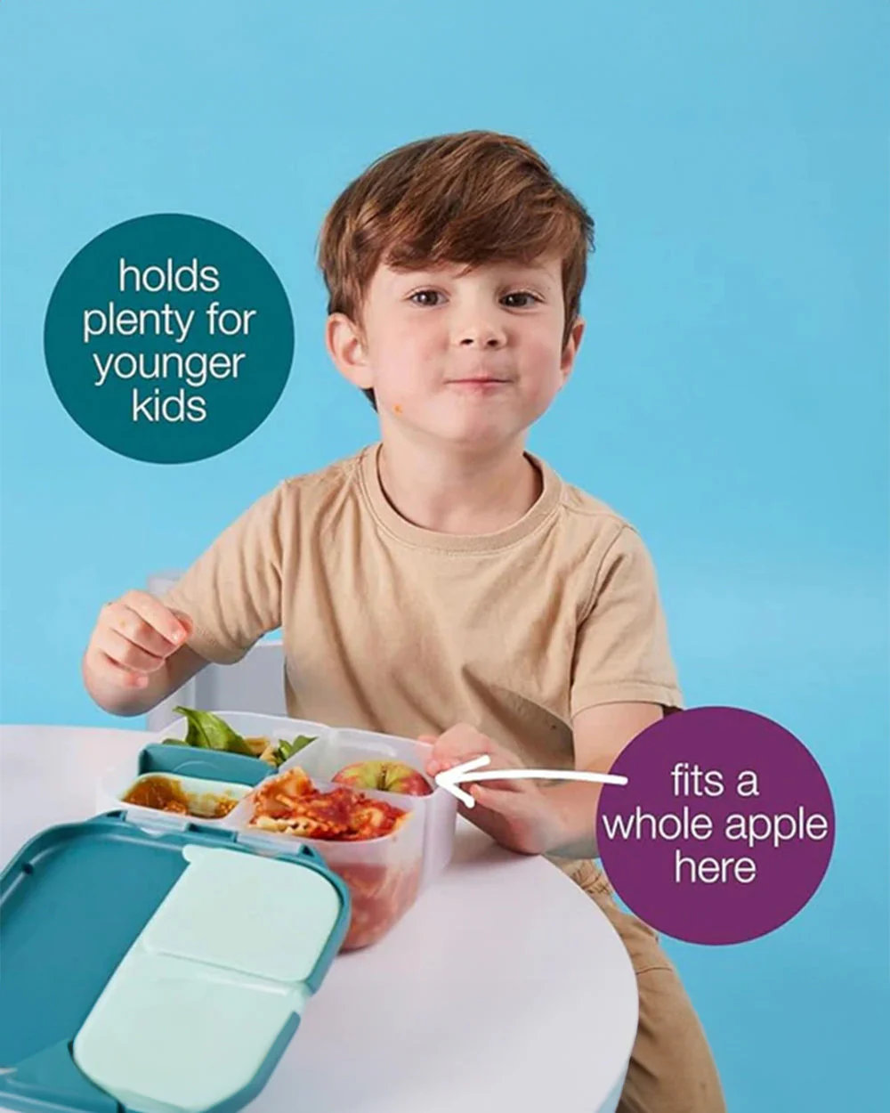 b.box School Essentials Kit-Mini Lunch Box(600ml)-Tritan Straw Sipper(1000ml)-Lilac Pop-3Y+ - Image 25