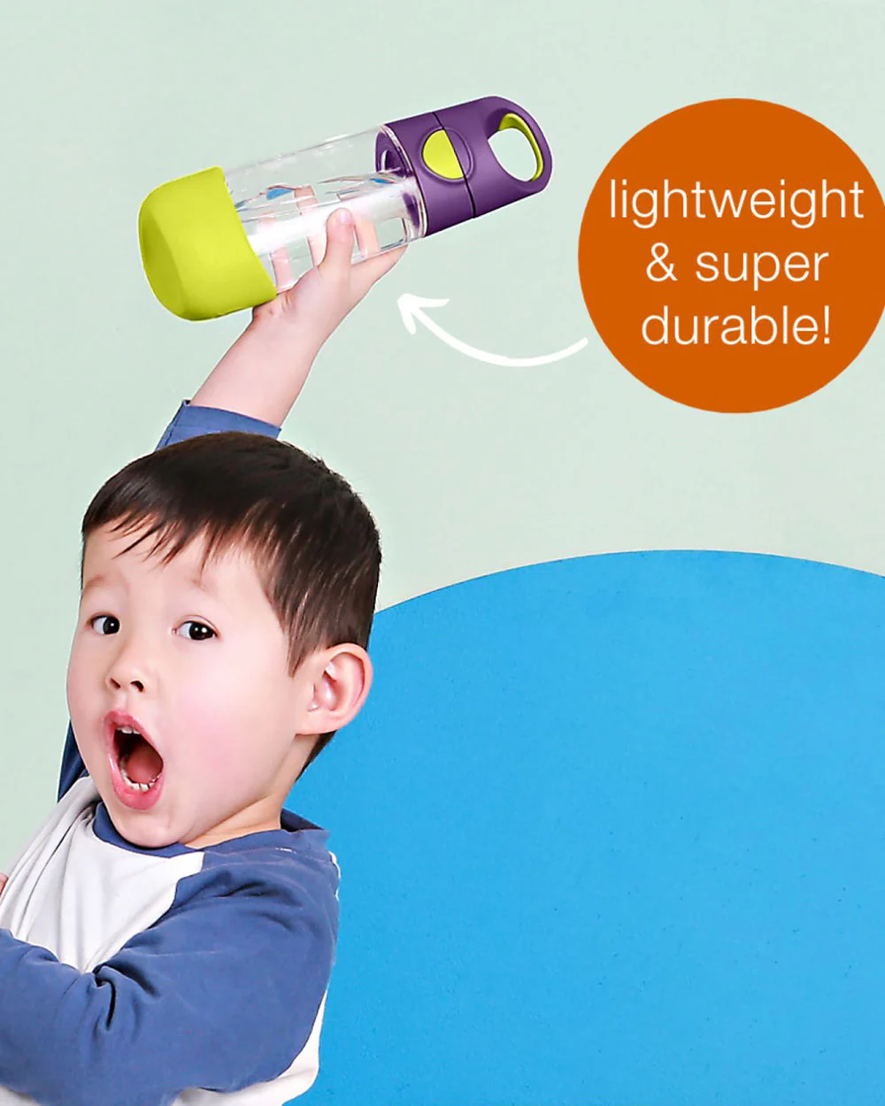 b.box School Essentials Kit-Mini Lunch Box(600ml)-Tritan Straw Sipper(1000ml)-Ocean Breeze-3Y+ - Image 17