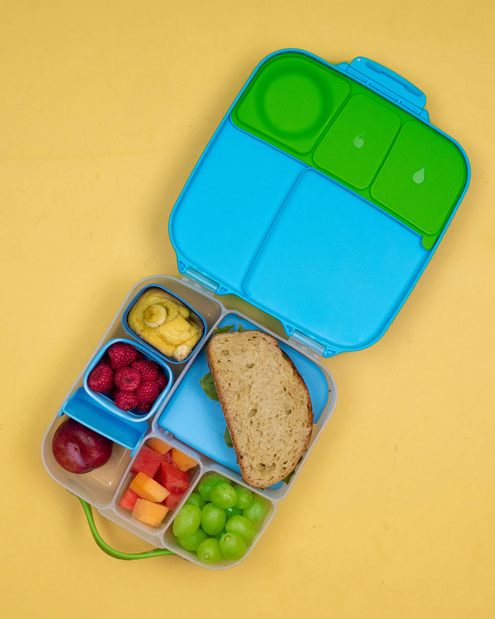 b.box School Essentials Kit-Mini Lunch Box(600ml)-Tritan Straw Sipper(1000ml)-Ocean Breeze-3Y+ - Image 30
