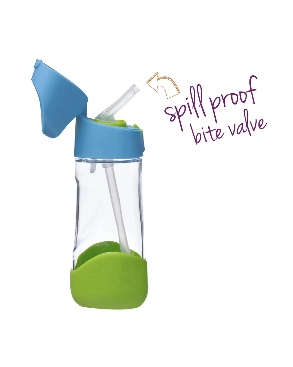 b.box School Essentials Kit-Mini Lunch Box(600ml)-Tritan Straw Sipper(1000ml)-Ocean Breeze-3Y+ - Image 4