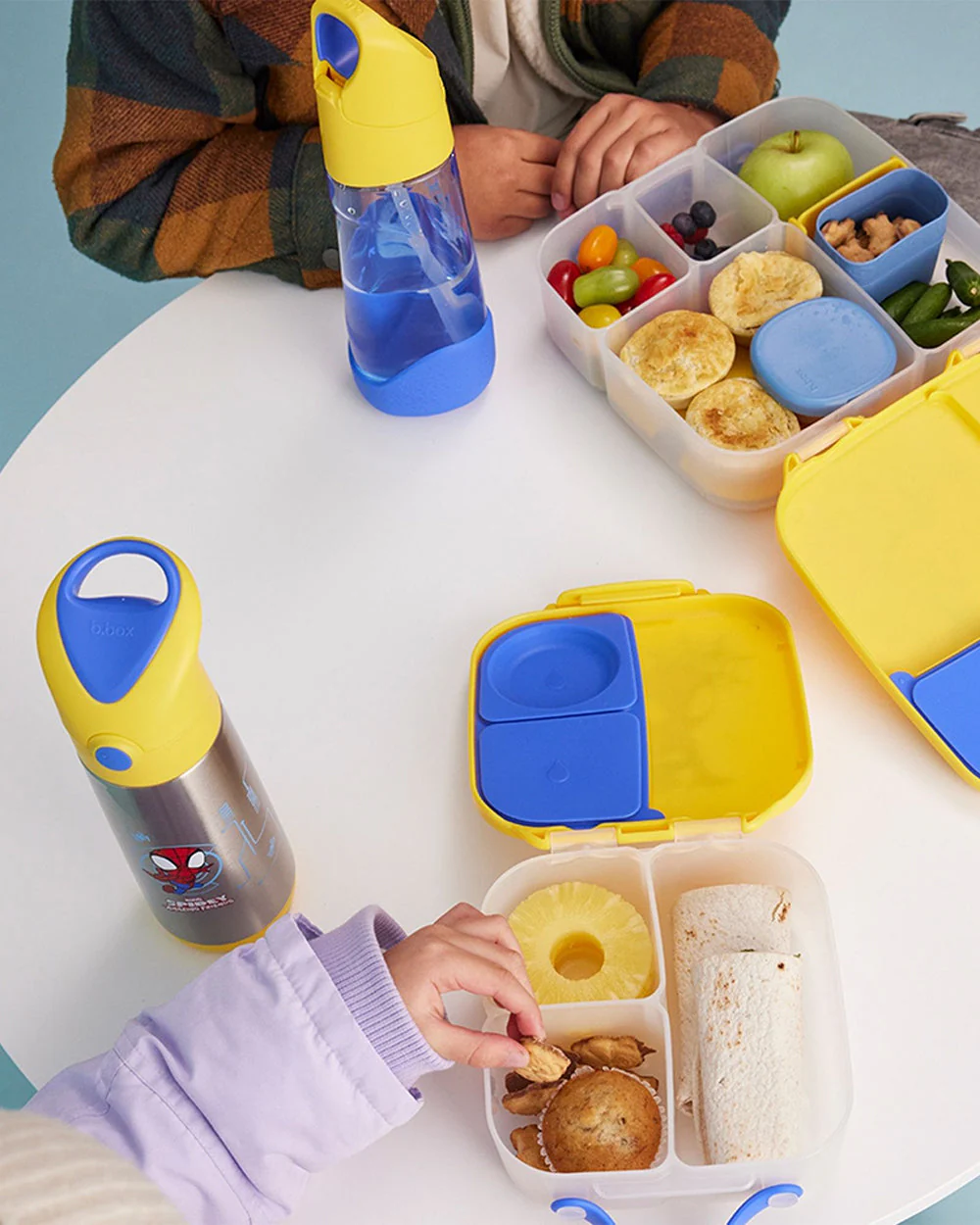 b.box School Essentials Kit-Mini Lunch Box(600ml)-Tritan Straw Sipper(1000ml)-Spidey-3Y+ - Image 15
