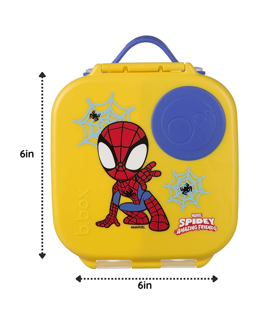 b.box School Essentials Kit-Mini Lunch Box(600ml)-Tritan Straw Sipper(1000ml)-Spidey-3Y+ - Image 6