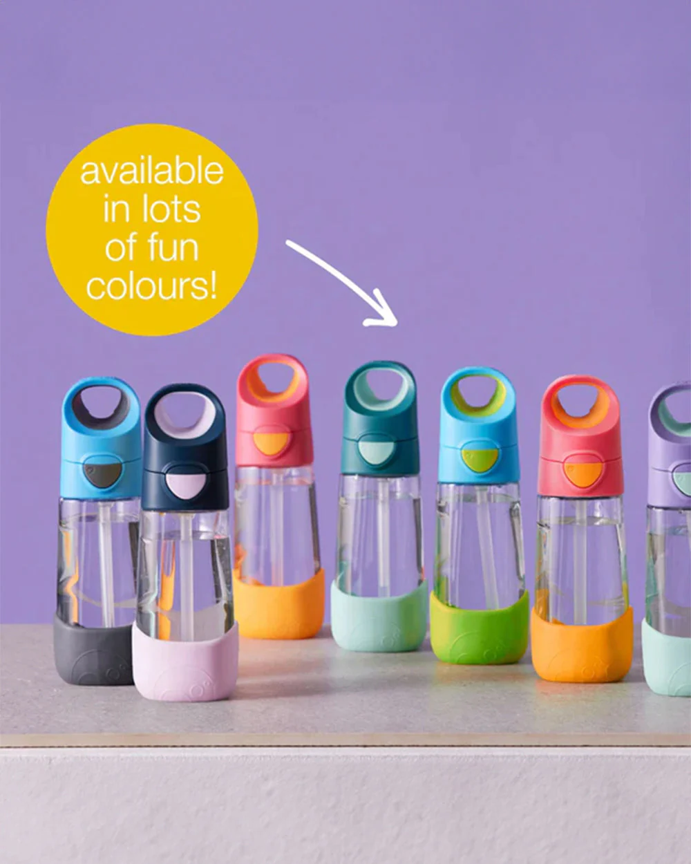 b.box School Essentials Kit-Mini Lunch Box(600ml)-Tritan Straw Sipper(1000ml)-Strawberry-3Y+ - Image 10
