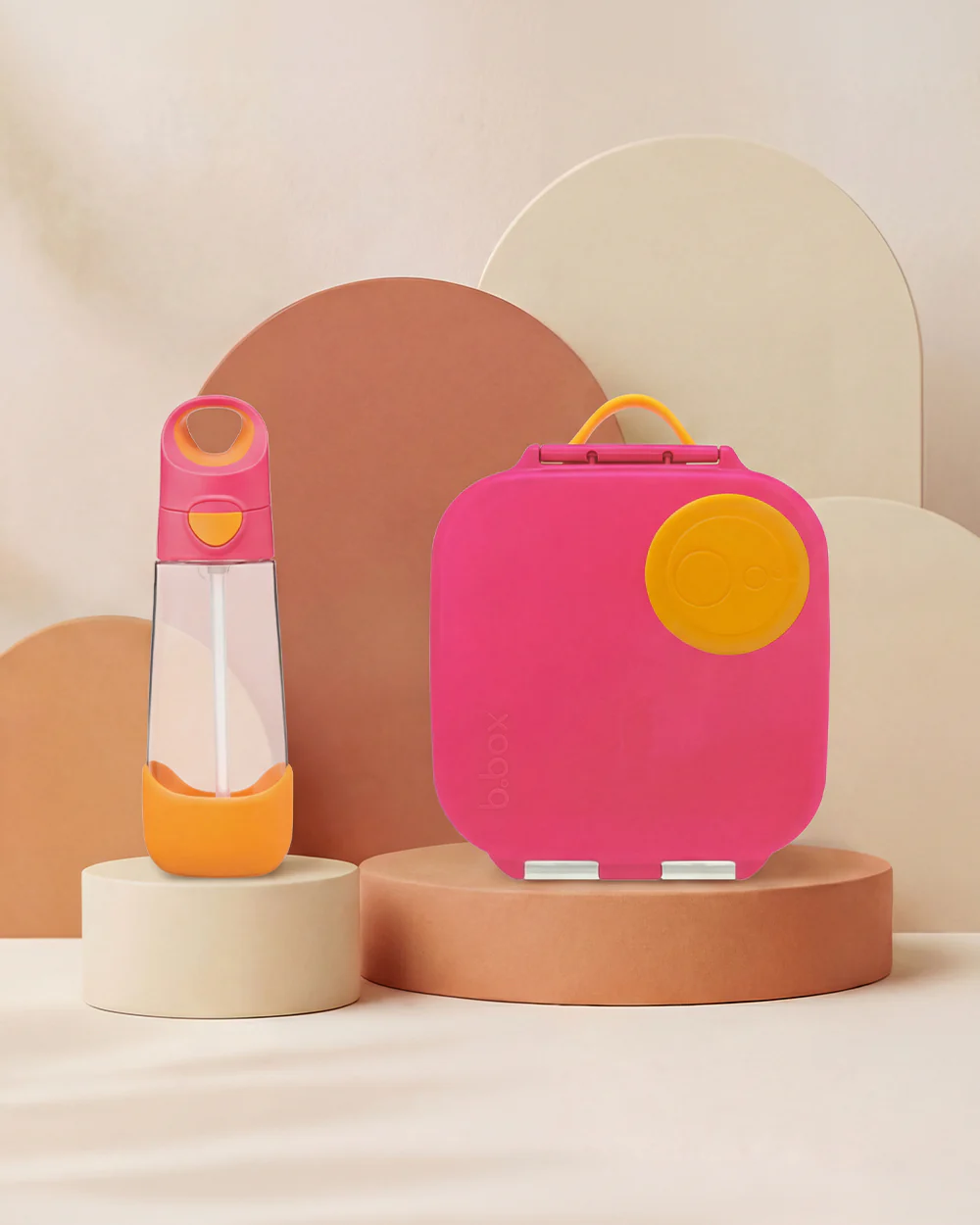 b.box School Essentials Kit-Mini Lunch Box(600ml)-Tritan Straw Sipper(1000ml)-Strawberry-3Y+ - Image 15