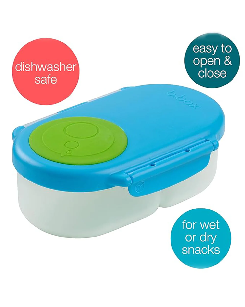 b.box Snack Box-Leak Proof-Flexi Fruit Holder-Ocean Breeze Blue Green-For Feeding Infants - Image 4