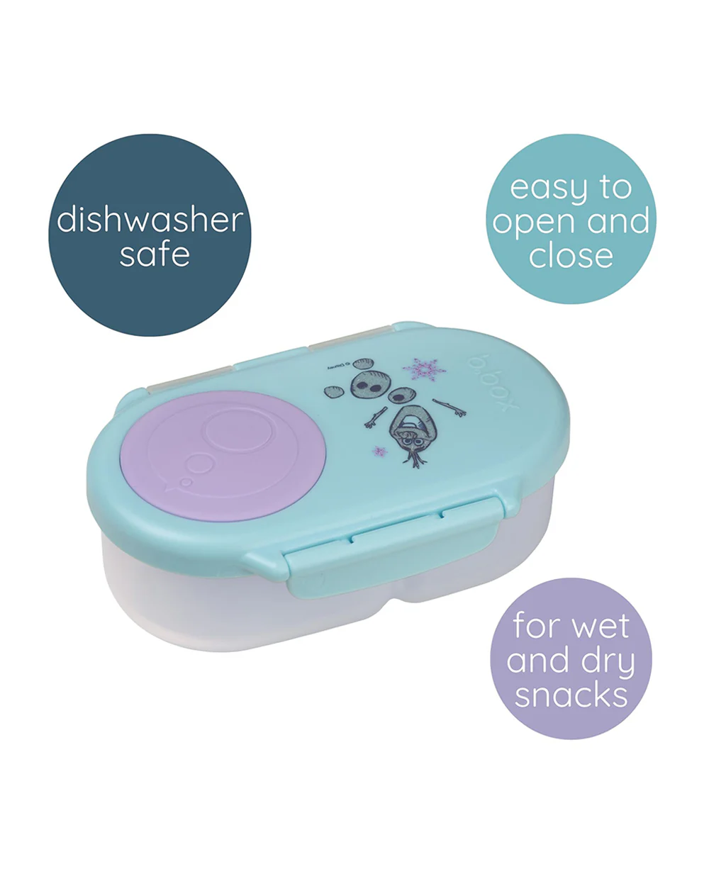 b.box Leakproof Snackbox-Flexi Fruit Holder-Frozen-350 ml-36M+ - Image 3