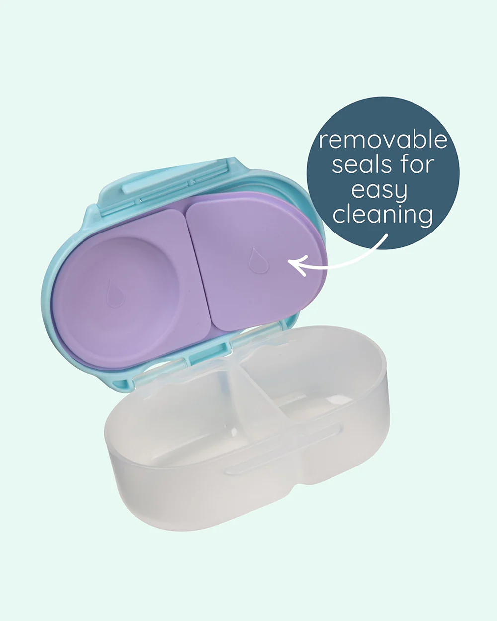 b.box Leakproof Snackbox-Flexi Fruit Holder-Frozen-350 ml-36M+ - Image 5
