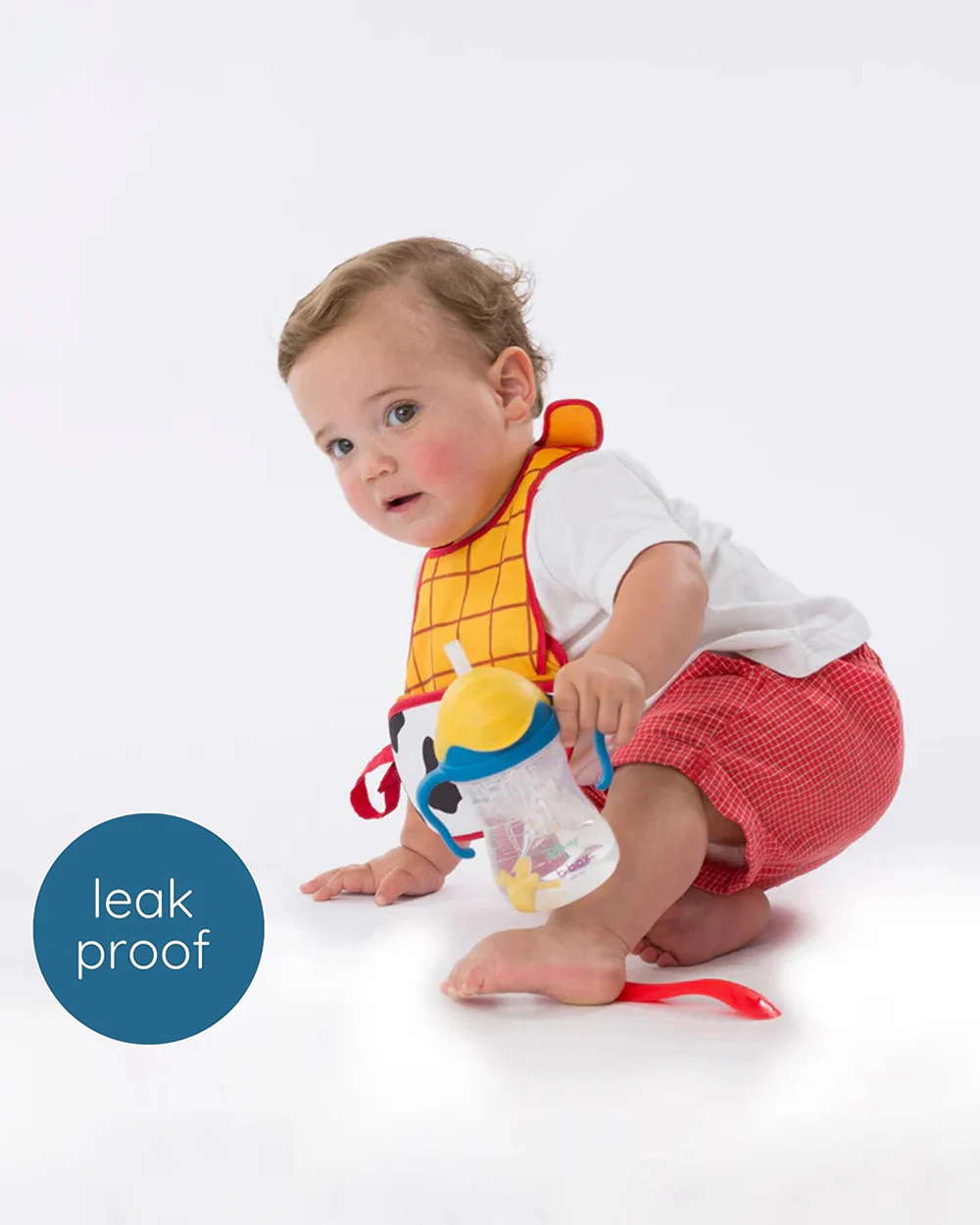 b.box Disney Weighted Straw Sippy Cup-Woody-240 ml-6M+ - Image 5