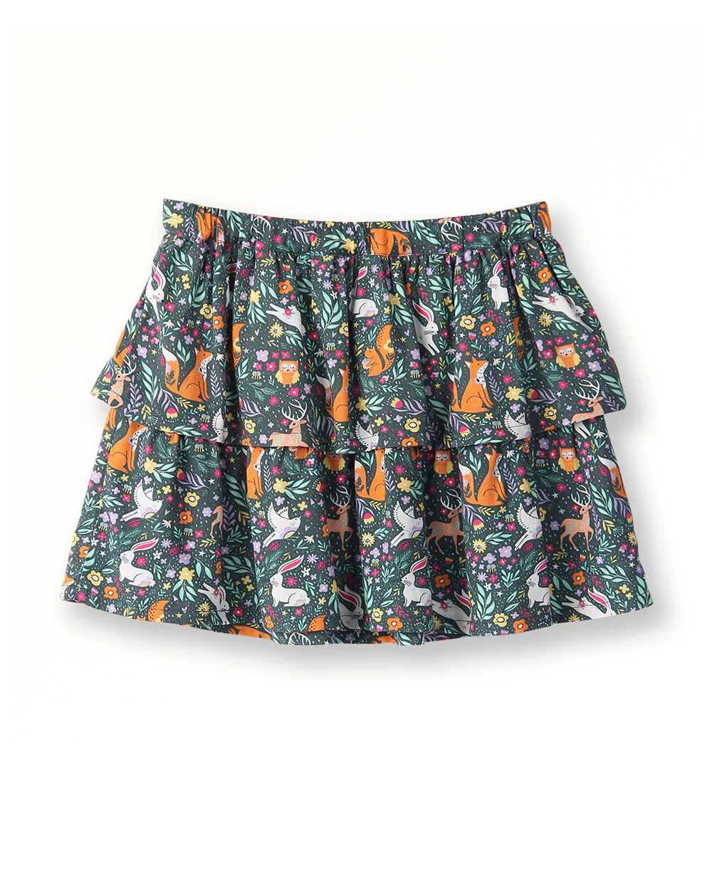 Beebay Green Skirt-Woodland-Cotton-For Infants - Image 2