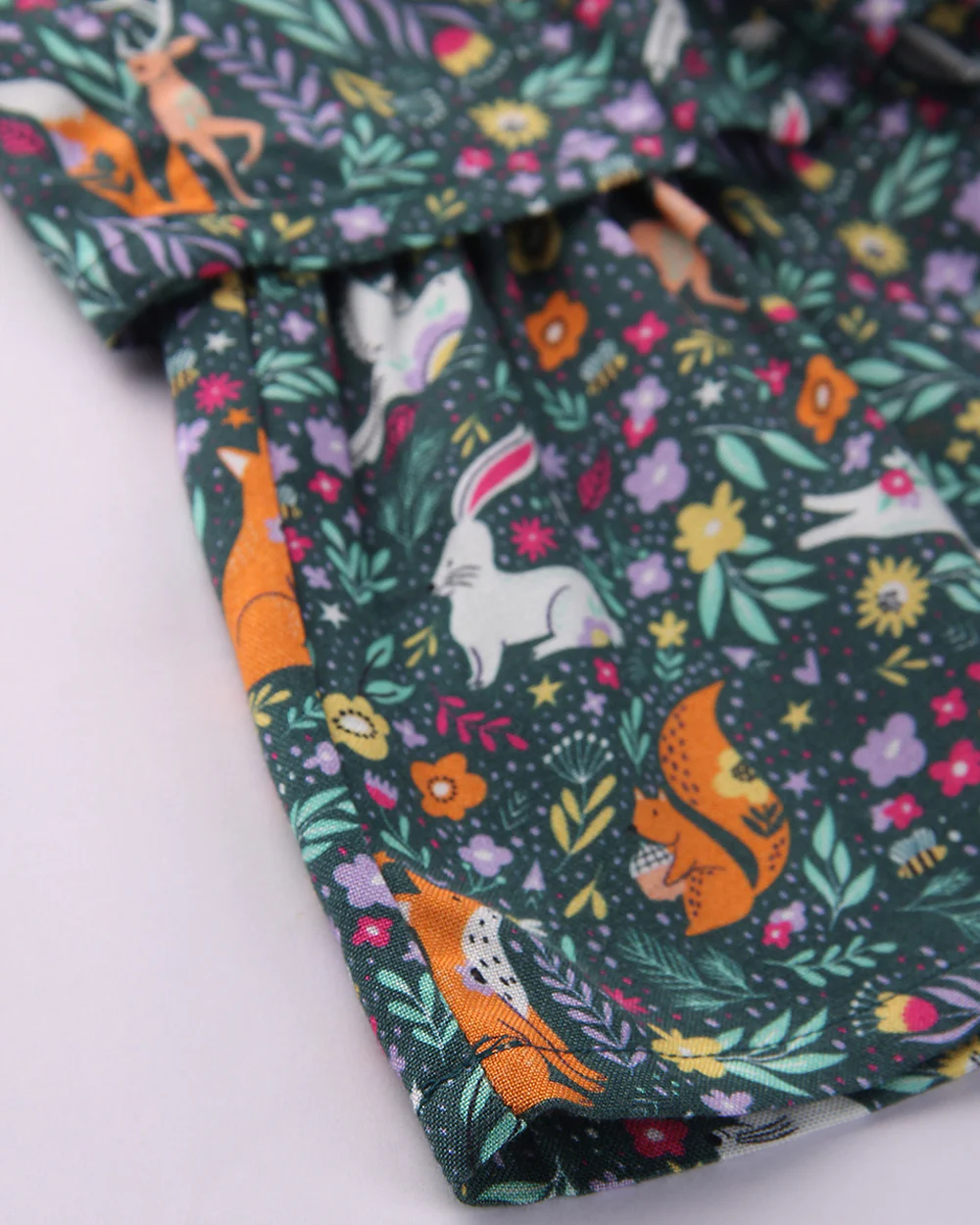 Beebay Green Skirt-Woodland-Cotton-For Infants - Image 4