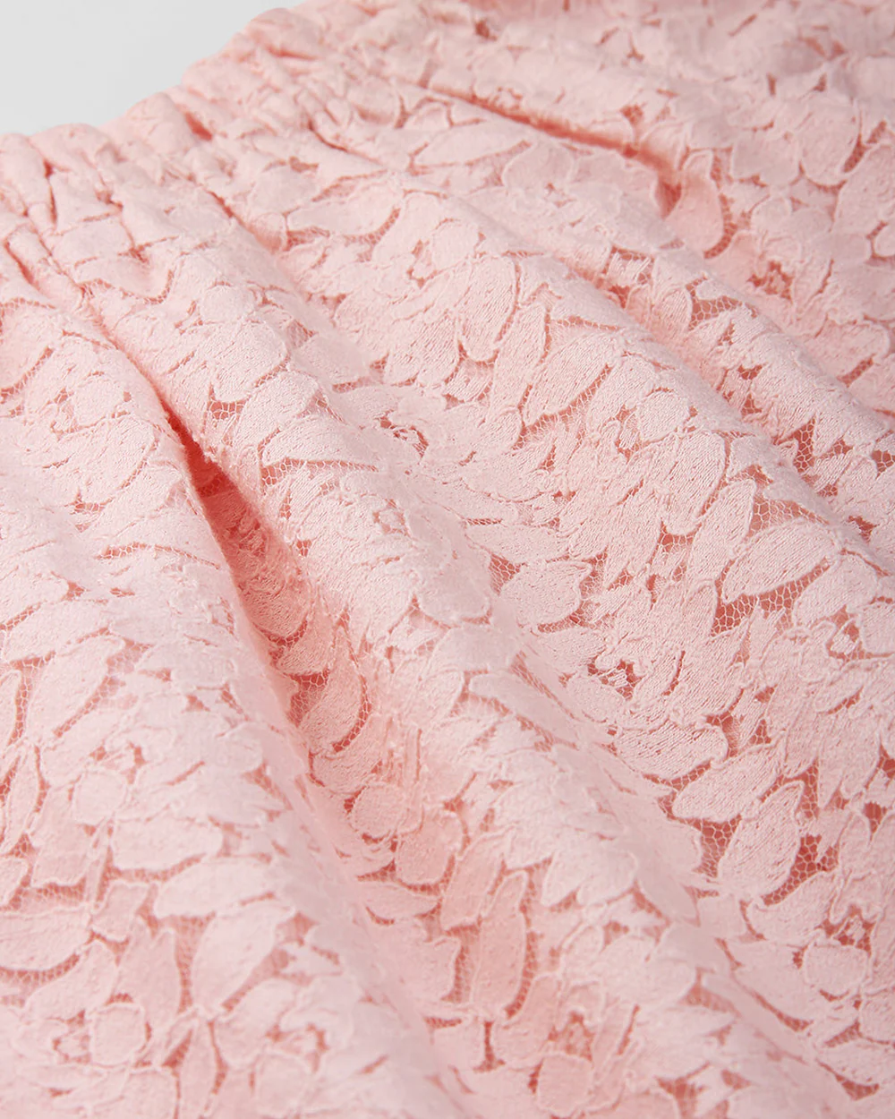 Beebay Pink Frock Dress-Solid-Cotton-For Infants - Image 4